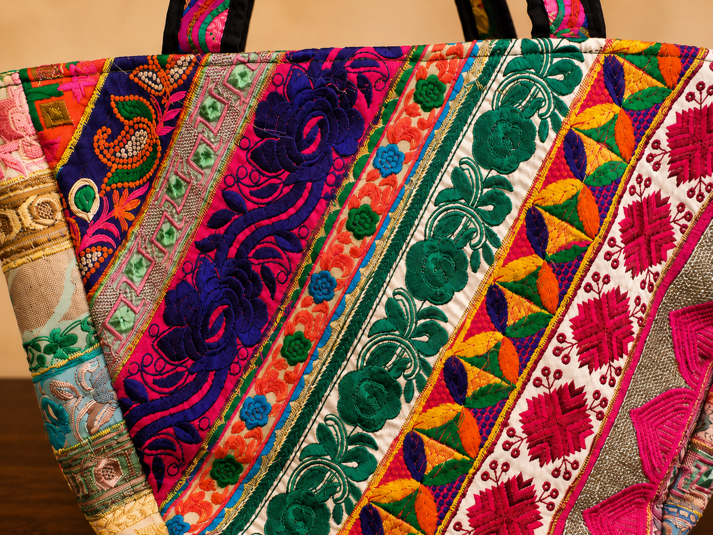 Kutch Hand Embroidered Tote Bag