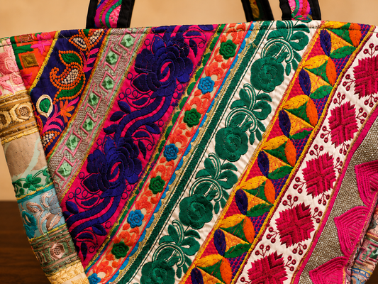 Kutch Hand Embroidered Tote Bag