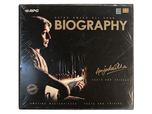 Biography - Ustad Amjad Ali Khan (4 MUSIC CD SET)