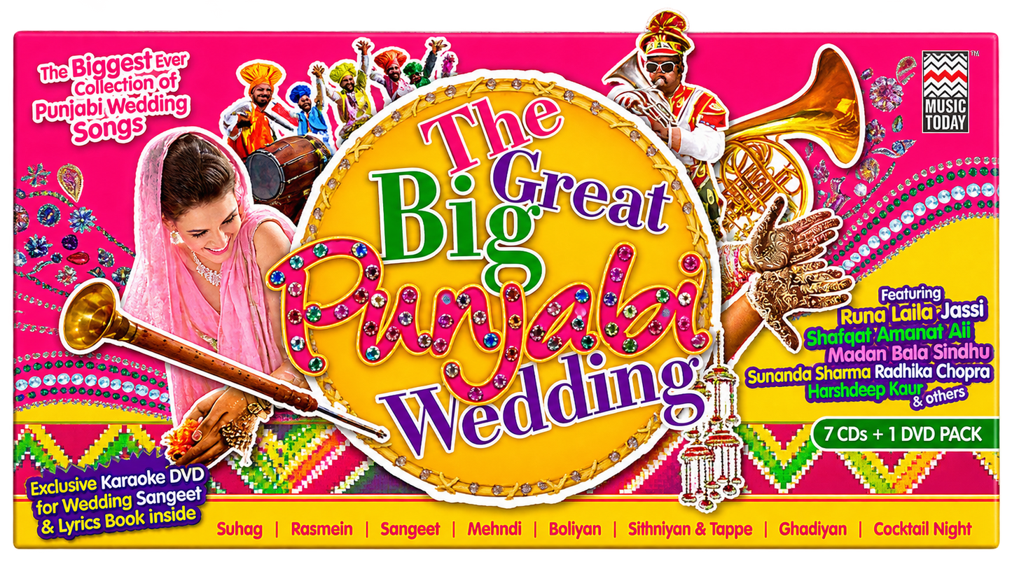 The Great Big Punjabi Wedding     (Set of 7 CD's + I DVD Pack in Punjab)