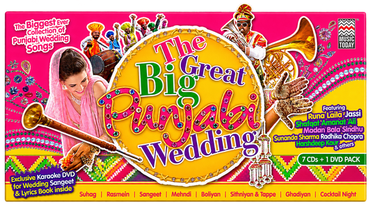 The Great Big Punjabi Wedding     (Set of 7 CD's + I DVD Pack in Punjab)