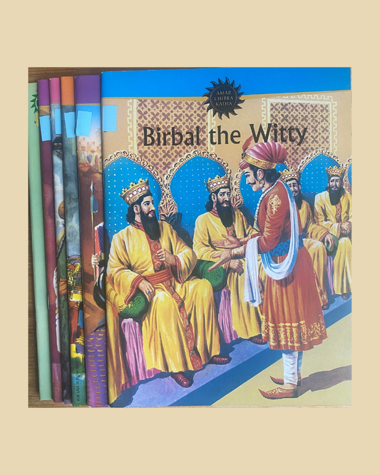 Amar Chitra Katha  - Set of 5 books :   Akbar and Birbal Stories