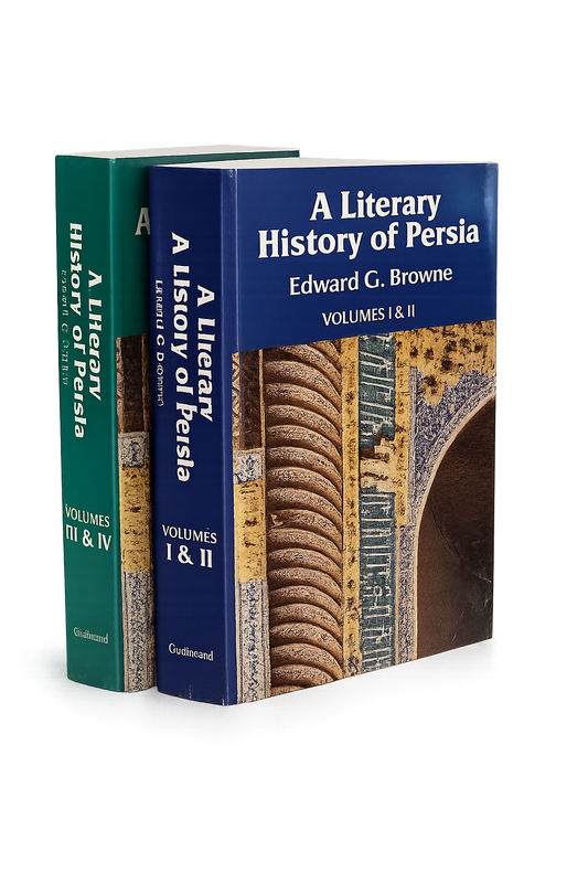 A Literary History of Persia - Volume 1 to IV bound in 2 Books