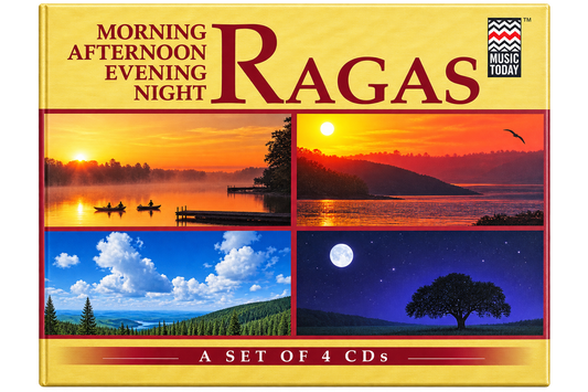 RAGAS - 4 Music CD pack : Morning, Afternoon, Evening, Night