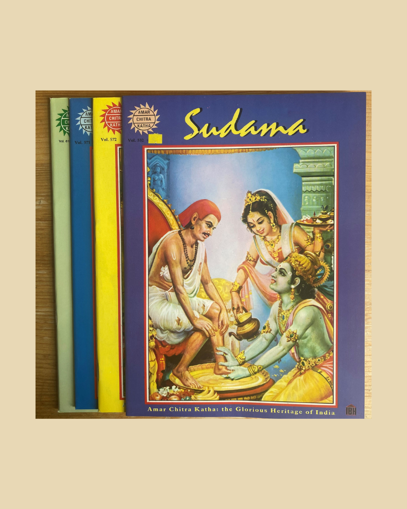 Amar Chitra Katha - Set of 4 Books in Color (Vol 25-28)