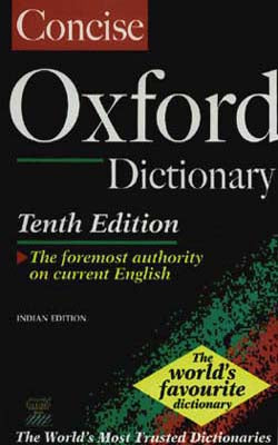 The Concise Oxford Dictionary - Tenth Edition