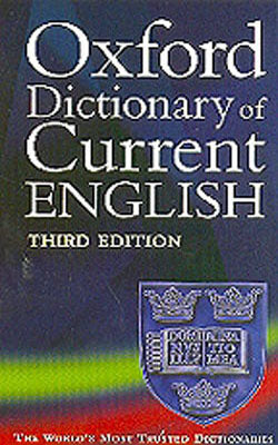 Oxford Dictionary of Current English - Third Edition