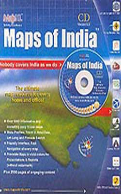 Maps of India (CD-ROM Version 5) by A Compilation – The India Club