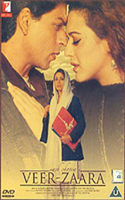 Veer - Zaara    (Hindi DVD with Subtitles in 11 Languages)
