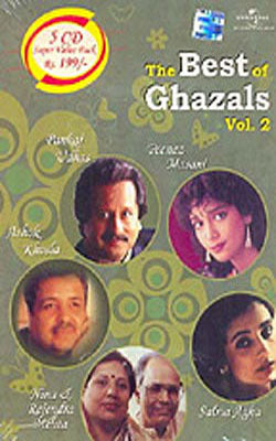 The Best of Ghazals  -  Vol. 2    (Set of 5 Music CDs)