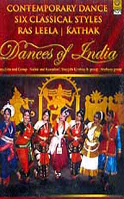 Dances of India  - Contemporary Dance Six Classical Styles    (DVD)