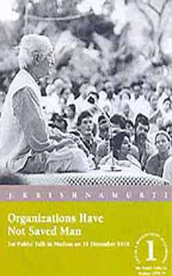 Organizations Have Not Saved Man -  Public Talk 1     (DVD in English)