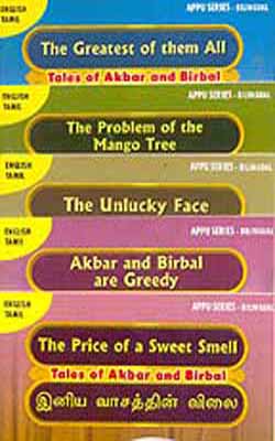 Tales of Akbar and Birbal    (Set of 10 Colorfully Illustrated  English + Tamil Books)