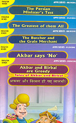 Tales of Akbar and Birbal (Set of 10 Illustrated English + Hindi Books)