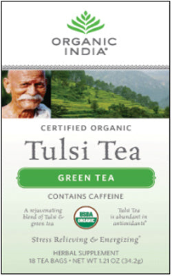 Tulsi Green Tea - 18 bag box (Tea)