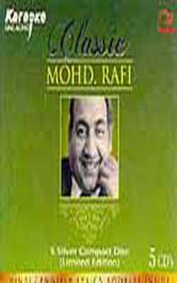 Classic Mohd. Rafi  -  Five silver compact Disc (Music CDs + Book)