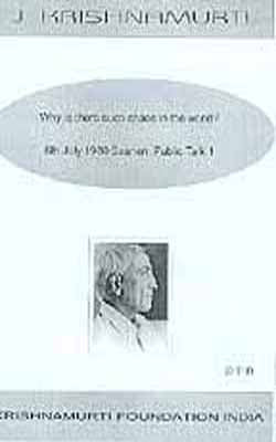 Why is there Such Chaos in the World?  (DVD)