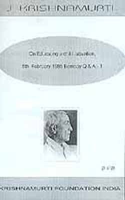 On Educating a child, attention, suffering, senses  (DVD)