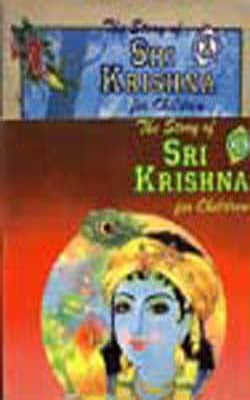 The Story of Sri Krishna For Children - Pictorial A Set of 2 Books