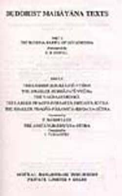 Sacred Books of the East Vol.49 - Buddhist Mahayana Texts
