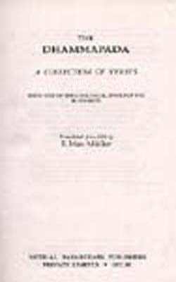 Sacred Books of the East Vol. 10 - the Dhammapada