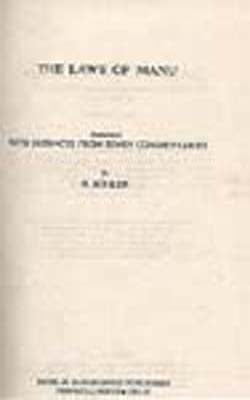 Sacred Books of the East Vol. 25 - The Laws of Manu