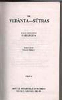 Sacred Books of the East Vol. 48 - The Vedanta-Sutras
