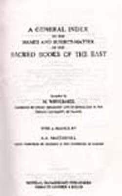Sacred Books of the East Vol 50 - The General Index