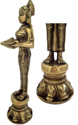Brass Lakshmi Lamp (Handicraft)