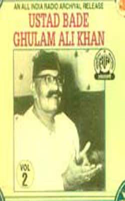 Ustad Bade Ghulam Ali Khan - Vol.  2 (MUSIC CD)